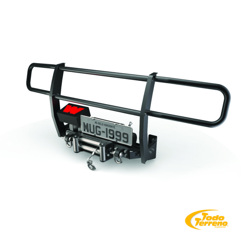 QBM-Suporte de Guincho Warn Mitsubishi L200