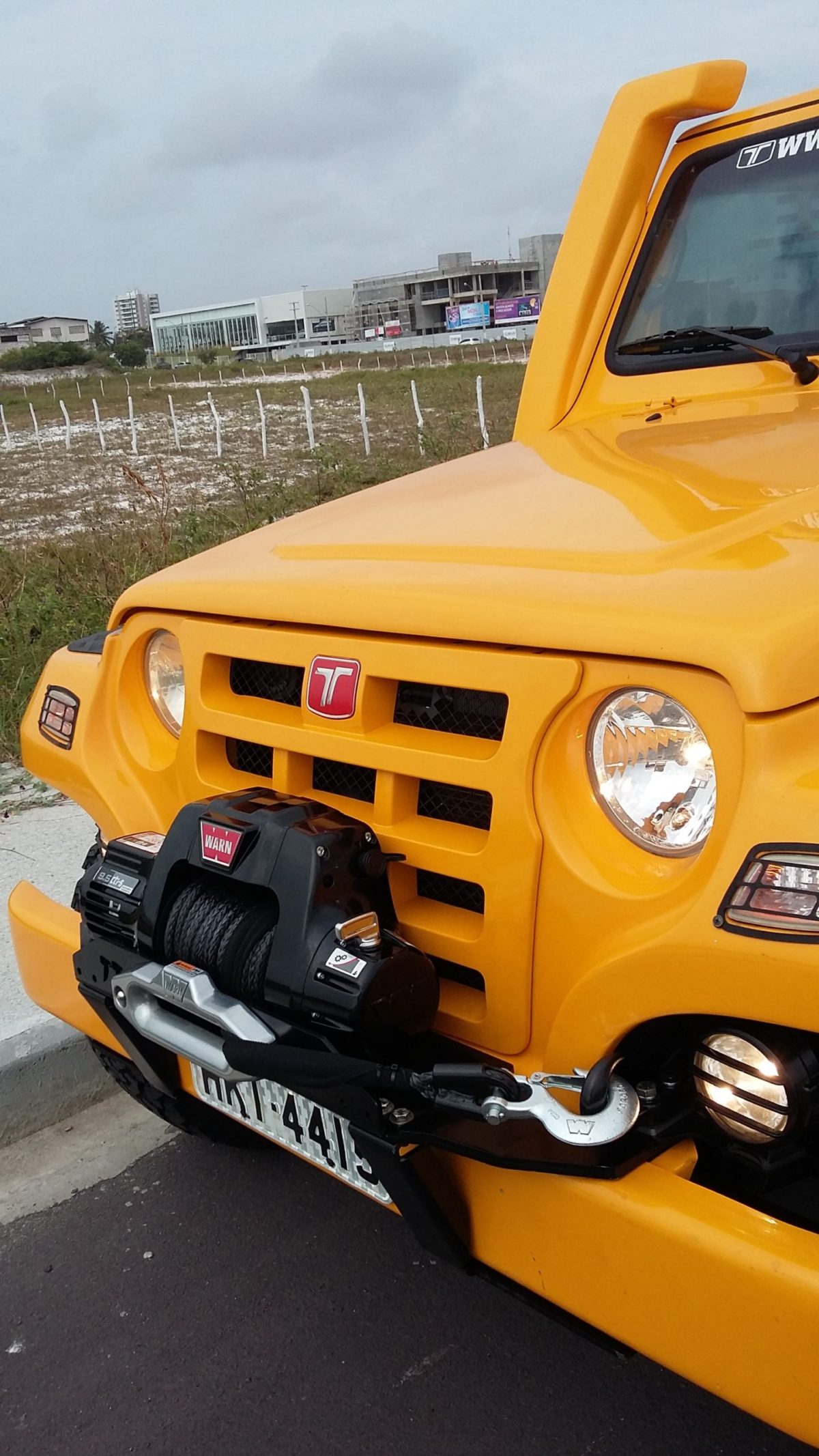 Suporte de Guincho Warn Troller T4 09 a 13 - Image 2
