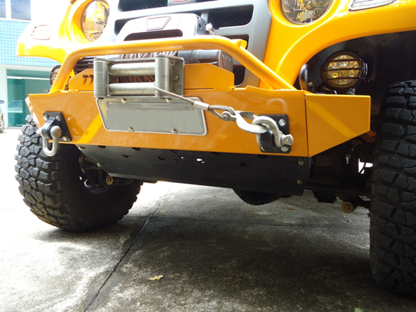 Para-Choque Suporte de Guincho Warn Troller T4 09 a 13