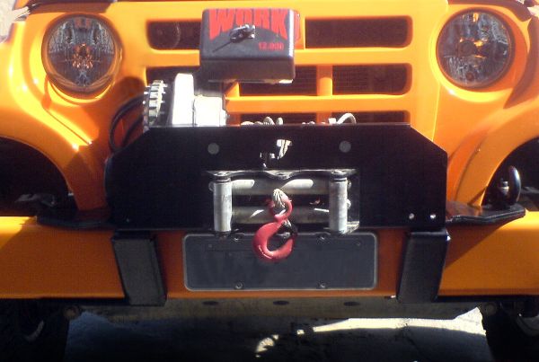 Suporte de Guincho Work 12000 Troller T4 09 a 13