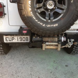 Para-Choque Traseiro XTR C/Suporte Guincho Warn Troller