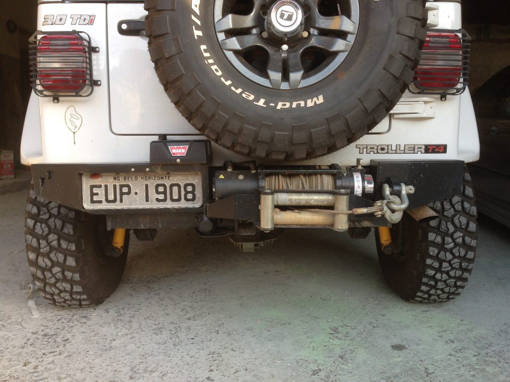 Para-Choque Traseiro XTR C/Suporte Guincho Warn Troller - Image 4