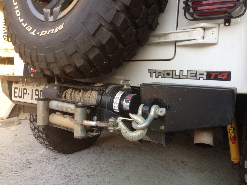 Para-Choque Traseiro XTR C/Suporte Guincho Warn Troller - Image 3