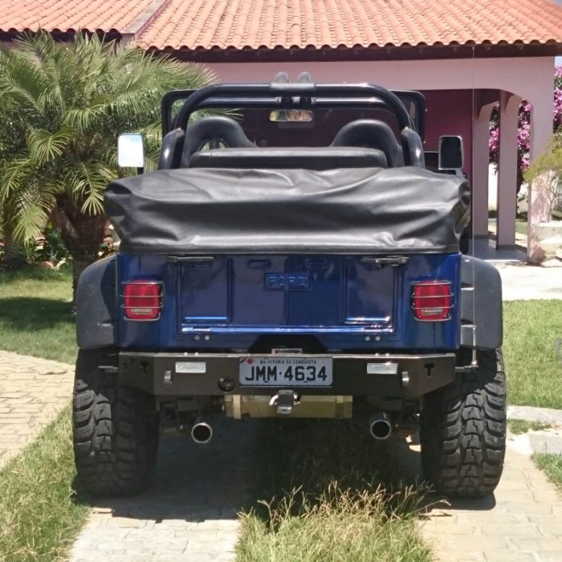 Para-Choque XTR traseiro Jeep Willys - Ford