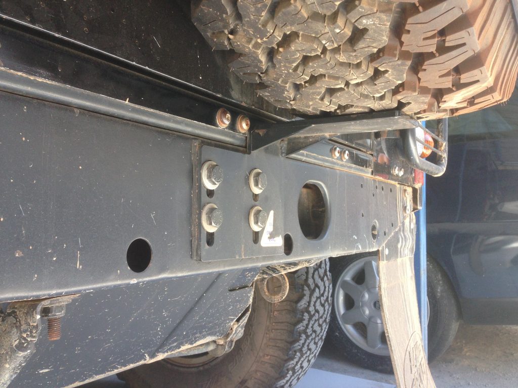 Suporte de Estepe LR Defender 90/110 SW