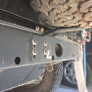 Suporte de Estepe LR Defender 90/110 SW