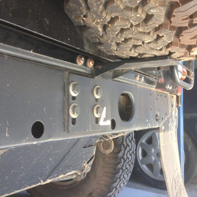 Suporte de Estepe LR Defender 90/110 SW