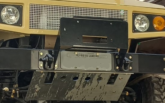 Suporte Guincho WARN M8274 / WORK 12000 SUPER / ENVEMO - Engesa 4 F2 / F3