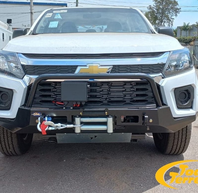 Para-Choque XTR C/Suporte Guincho / Ponto de Ancoragem GM S10 4x4 2021 a 2024