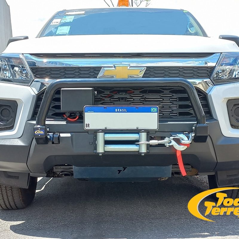 Suporte de Guincho / Quebra-Mato / Ponto de Ancoragem GM S10 4x4 2021 a 2024